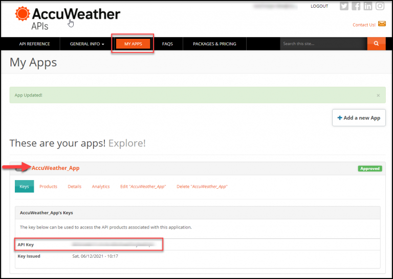Import AccuWeather API Data To Google Sheets 2021 API Connector