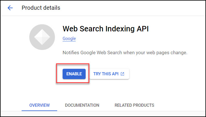 googlesearchindexing-enableindexapi