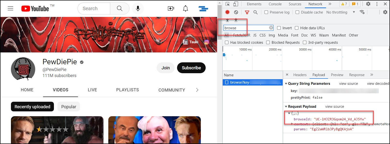 youtube-channelId-devtools